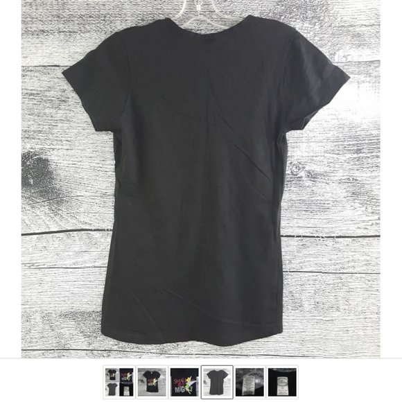 Disney Tinkerbell "Small but Mighty" Graphic Tee T-shirt Women sz S 100% Cotton - Picture 4 of 6
